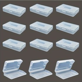 Resim Gaojunshop01 12/18/30lu Gba Oyun Kartı Saklama Kutusu Dayanıklı Pp Malzeme Şeffaf Gösterim 