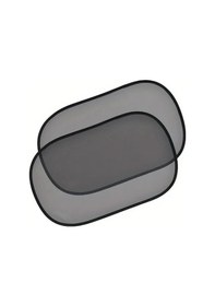 Resim Chuangyinshop Visnfa 2 Adet Transparent Araç Yan Cam Güneşliği 30x12 Nylon Malzeme Rulo Tasarım 