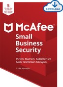 Resim McAfee Small Business Güvenlik 5 Cihaz Windows , MacOS (Sınırsız Mobil,IOS ve Android) Elektronik Lisans (MSB0A4NR5RAAD) 