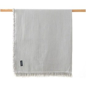 Resim Miniboni Müslin Bebek Battaniyesi 100x120 Cm Gri 