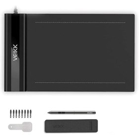 Resim Techtic Veıkk S640 6x4inç Grafik Dijital Tablet 8192 Seviye Pilsiz Kalem Desteği Android Windows Mac Uyumlu 