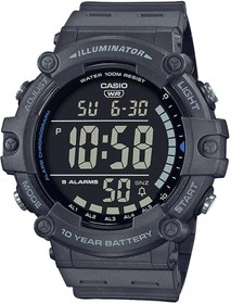 Resim Casio AE-1500WH Silikon Kordon Erkek Kol Saati Gri 