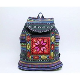 Resim Redekspres Kilim Desenli Sırt Çantası Çok Renkli 