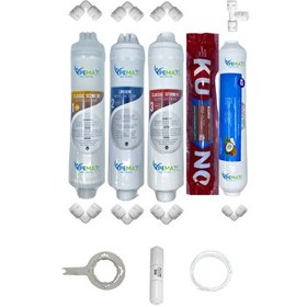 Resim Pemax Water Solutions Kapalı Kasa Su Arıtma Cihazların Uygun Eco 5'li Orijinal LG Kuno Mebran Mineral Tatlandırıcı Set 