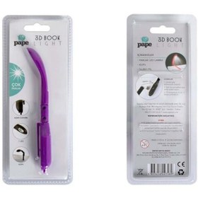 Resim Pape Ledl'li Kitap Okuma Işığı Mor 