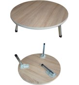 Resim YALÇIN Katlanır Ayaklı 60 Cm Yuvarlak Yer Sofrası 