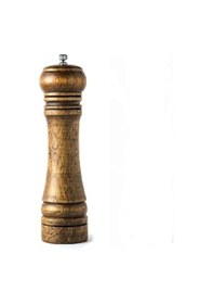 Resim Ahşap Baharat Tuz Öğütücü Değirmen Tuzluk Baharatlık 21 Cm Tek Ad 