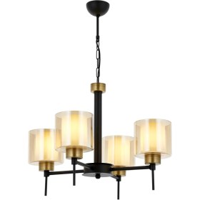 Resim Trendylight Zümra 4 Lü Siyah Modern 