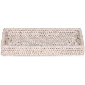 Resim Basket Tepsi, Tezgah Üstü, 24.5xh3x12cm - Beyaz Beyaz 