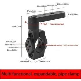 Resim Cloudstore 1 Adet Motosiklet Aparatı: Dayanıklı Alüminyum, Ayarlanabilir, Kolay Montaj 