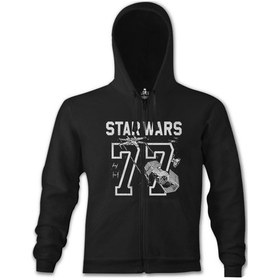 Resim Star Wars - 77 Siyah Erkek Kapşonlu 