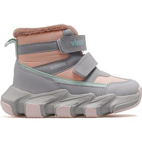 Resim Vicco Fon Kız Çocuk Kürklü Sneaker Bot 25k 946.442 Pk Pudra Pudra 