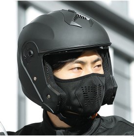 Resim Xindoker Motorcycle Kışlık Isı Sağlama Maskesi - Polar Fleece Rüzgar Ve Soğuktan Koruma - Bisiklet Sürüşü Güvenlik Aleti 