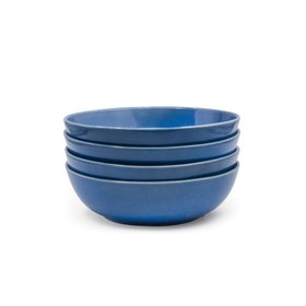 Resim Stoneware Yayvan Bowl - Sayfi Mavi / 4'lü Set 