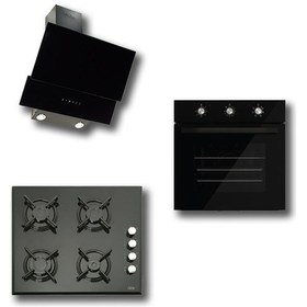 Resim Çetintaş Evii 2601 Ankastre Set Siyah 848 CAT - 5212 E 