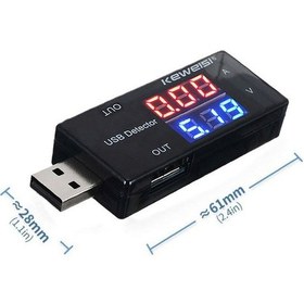 Resim Usb Dedektör Dijital Voltmetre Kws-10va 