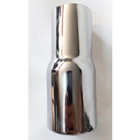 Resim Egzozcum Antipas Iç Kaplamalı Rüzgar Sesli 60 mm Nikelaj Tekli Egzoz Eksoz Ucu 