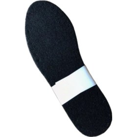 Resim Büro Ev Ofis İnsanı İçin 37-38 Numara Tabanlık Siyah Keçe Rahat Ayakkabı Tabanlığı 