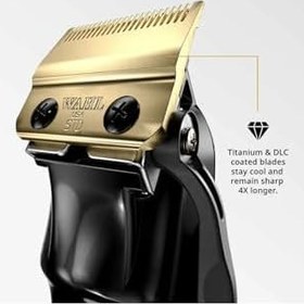 Resim Wahl 8148 Magic Clip Kablosuz Tıraş Makinesi Siyah Titanyum Dlc Kaplamalı Bıçaklar 