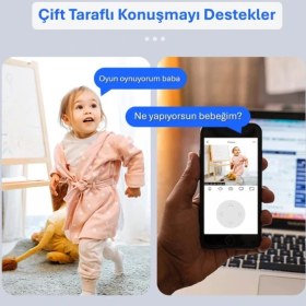 Resim 5 Antenli Bebek Ev Güvenlik Kamerası 