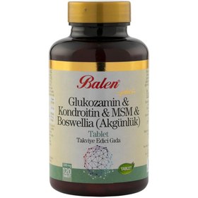 Resim Balen Glukozamin Kondroitin Msm Boswellia 1200 Mg*120 Tablet 