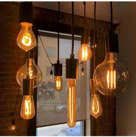 Resim Dnz Dekoratif Rustik Büyük Top Ampul 10'lu 6 W 