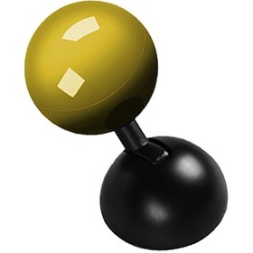 Resim Symbee Zinc Alloy Araba Başlatma Düğmesi Rocker, Yüksek Sıcaklık Fırın Boyası, Dayanıklı Ve Şık, 41mm Taban, Kolay Kurulum - Sarı 