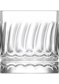 Resim LAV Wave Cam Viski Bardağı 4'lü 330 ml (Meşrubat/Kokteyl Bardağı ) 
