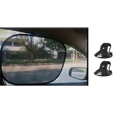 Resim Lidyahan Store Concept Araba Oto Arka Yan Cam Vantuzlu Perde Güneşlik Gölgelik Araç Sağ ve Sol Arka Yan Cam Perde Güneşlik 