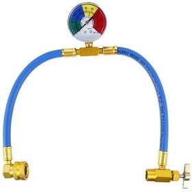 Resim Xuweiwei Mavi Harupink Aluminyum Alasimli Sogutucu Sarj Hortumu Seti 1 2 Acme Diksili Basinc Olcer Saglam Metal Ac Sarj Hortumu Ev Araba Klima 