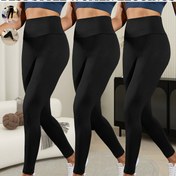 Resim Kadınlar için 3'lü Ultra-Yumuşak Yüksek Bel Yoga Taytları - Karın Kontrolü, Görünmez Egzersiz & Koşu Pantolonları, Süper Yumuşak 