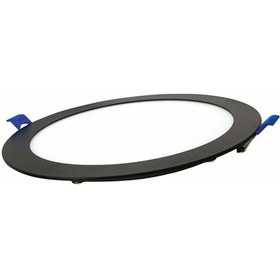 Resim Ack 12w Beyaz Led Panel Armatür Siyah Kasa Beyaz 