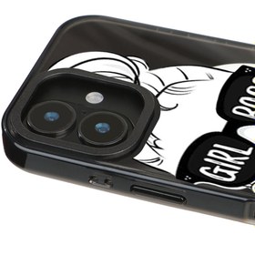 Resim iPhone 17 Girl Boss Telefon Kılıfı - Magsafeli Artycase / Magsafeli Artycase - Cool Black 