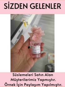Resim Sizeuyduk Japon Kiraz Çiçeği Rengi Boş Plastik Şişe 100 Adet 50 ML Kolonya Söz Nişan Düğün Nikah Paw18JPN 