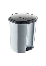 Resim Pedallı Çöp Kovası 11 Lt Antrasit Siyah 