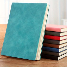 Resim Yüksek Kaliteli Koyun Derisi Dokulu Defter - Yumuşak Kapak, Kalın Kağıt, Su Geçirmez, İş Toplantıları ve Üniversite Kuralları Günlüğü İçin - A6, A5, B5, A4 Boyutlarında Mevcut 