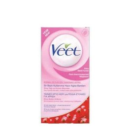 Resim Veet Hazır Ağda Bandı 12'li Normal Cilt 