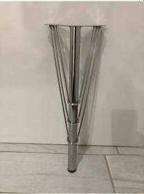 Resim Metal,venüs 40 10 10 Cm Krom ,sehpa,puf ,sandalye Ayağı 4 Adet 