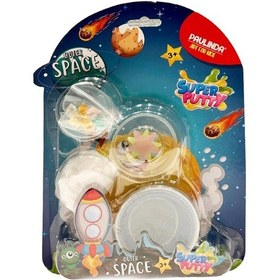 Resim Renkli Ve Eğlenceli: Slime Super Putty İle Uzayı Keşfet Çok Renkli 