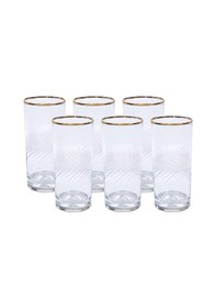 Resim Canba Sandy Butik Meşrubat Bardağı Altın 6'lı 