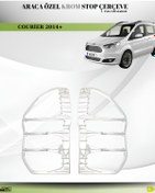Resim ACK Dizayn FORD COURİER STOP ÇERÇEVESİ ABS KROM A+ (2014+) 