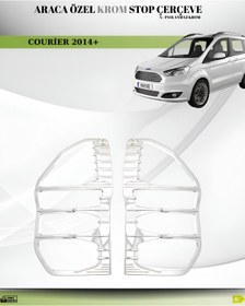 Resim ACK Dizayn FORD COURİER STOP ÇERÇEVESİ ABS KROM A+ (2014+) 