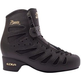Resim Edea Piano Black Buz Pateni Botu Siyah 