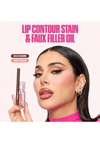 Resim Huda Beauty Lip Contour Lip Stain - Dudak Kalemi Rosewood Diğer 