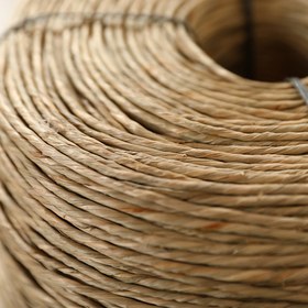 Resim 1 adet 3-6mm/0.12-0.24 inç 5m/5.5 yard tek/duble boşluk yuvarlak saman ratan halat DIY mobilya değişiklik malzemesi el sanatları sanat dokuma 