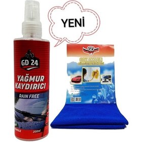 Resim Gd24 Yağmur Kaydırıcı + Mikrofiber Bez 
