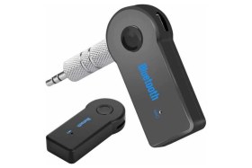 Resim Eco Lounge Tüm Cihazlara Uyumlu Bluetooth Aux Araç Kiti Siyah 