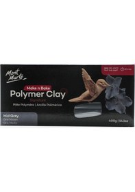 Resim Mm Make N Bake Polimer Kil Signature 400g - Mid Grey 