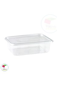 Resim Genel Markalar Plastik Sızdırmaz Kap 1500 Cc/gr Düz Kapaklı 50'lü 