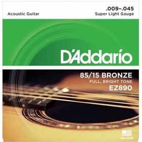 Resim D´Addario Ez890 Akustik Gitar Teli 09-45 
